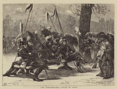 El uhlan irreprimible en París de Edward John Gregory